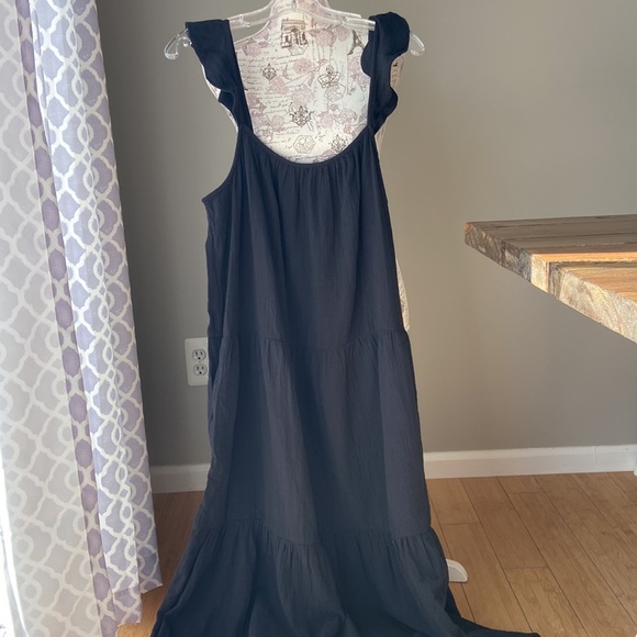 J. Crew NWT Boho Tiered Gauze Maxi Dress - Picture 6 of 13